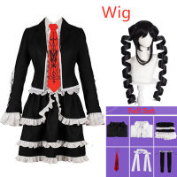 DanganRonpa yasuhiro taeko Cosplay Costume Woman Dress Celestia Ludenberg Gambling Girl Lolita School Clothing Zentai Uniform