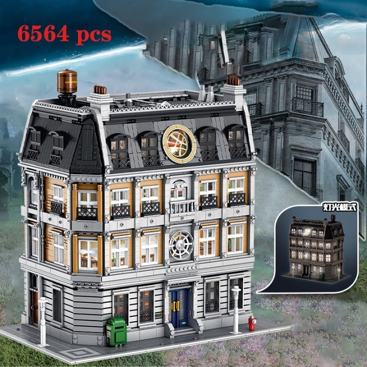 6564pcs-stranges-sanctorum-sanctum-showdown-haunted-house-building-blocks-bricks-kids-birthday-christmas-toys-613001