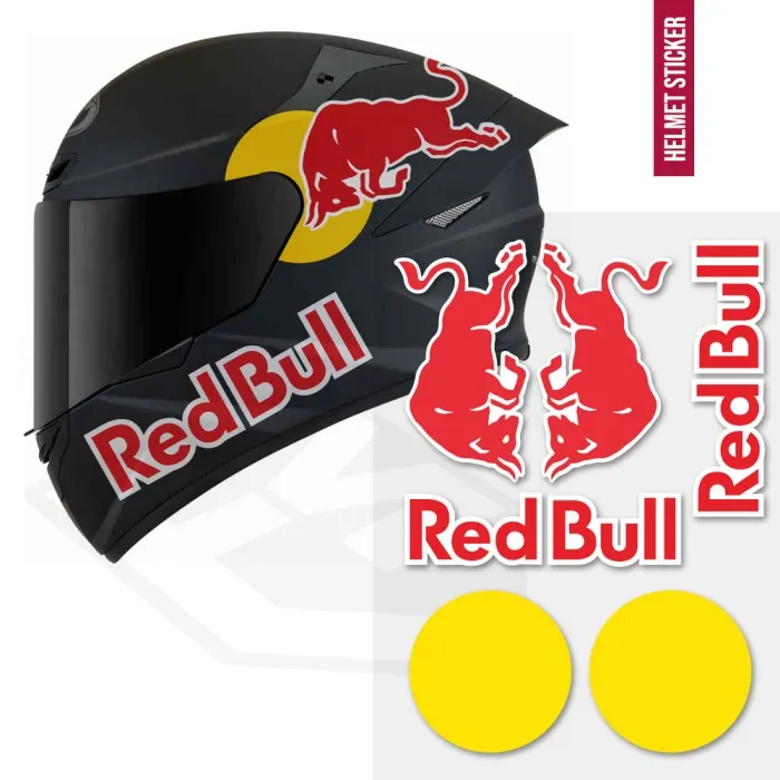 helm arai red bull