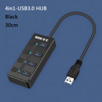 7พอร์ตอลูมิเนียม USB 3.0 HUB 5Gbps อะแดปเตอร์ความเร็วสูงสำหรับแล็ปท็อปพีซี Mac