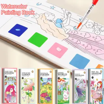 Pocket Watercolor Painting Book: Unleash Your Child's Creativity