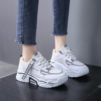 New พร้อมส่ง ⚡Daddy Shoes Womens อินเทรนด์ 2022 รองเท้ากีฬาลำลองแบบหนาใหม่ที่ระเบิดได้ รองเท้าผ้าใบผู้หญิง EU 36-40