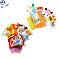 Kidsland【พร้อมส่ง】ถุงมือชุดหุ่นเชิดการ์ตูนรูปสัตว์ตุ๊กตานิ้วมือตุ๊กตามือสำหรับของขวัญเด็กชายหญิงของขวัญปาร์ตี้วันเกิด