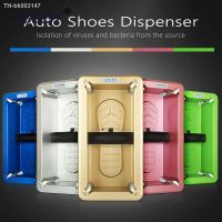 卍✟✖ Automatic Shoes Cover Dispenser Machine Household Stepping Disposable Booties Maker Shoe Film Machine Smart Shoe Cover Dispenser