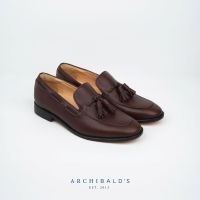 Madison Brown Moccasins รองเท้าหนังแท้สีน้ำตาลทรง Archibalds Moccasisns (PRE-ORDER)