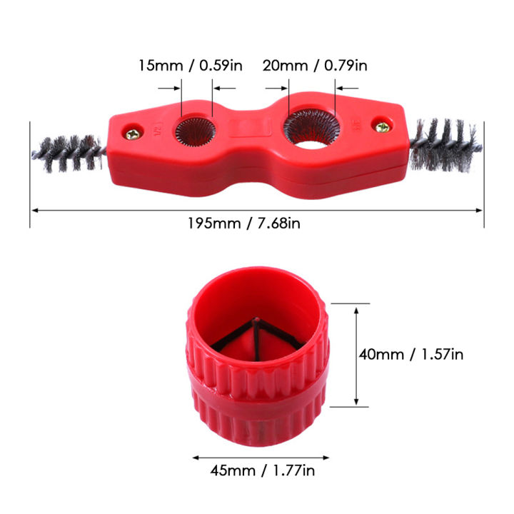 4-in-1ทองแดงทำความสะอาดท่อและรีมเมอร์ชุดขัดท่อ-chamfer-เครื่องมือหลอดภายใน-ภายนอก-deburring-reamer-สำหรับ-pvc-ppr-ทองแดงทองเหลืองท่ออลูมิเนียม