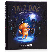 Oxford boutique Picture Book Jazz dog English original picture book Jazz dog an interesting story about unity and tolerance childrens English Enlightenment cognition parent-child picture book hardcover open Marie Voigt