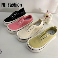 NH Fashion  รองเท้าผ้าใบผญ รองเท้าผ้าใบผู้หญิง รองดท้าผ้าใบ ผญ 2023 NEW  FBX2390MWE 37Z230912