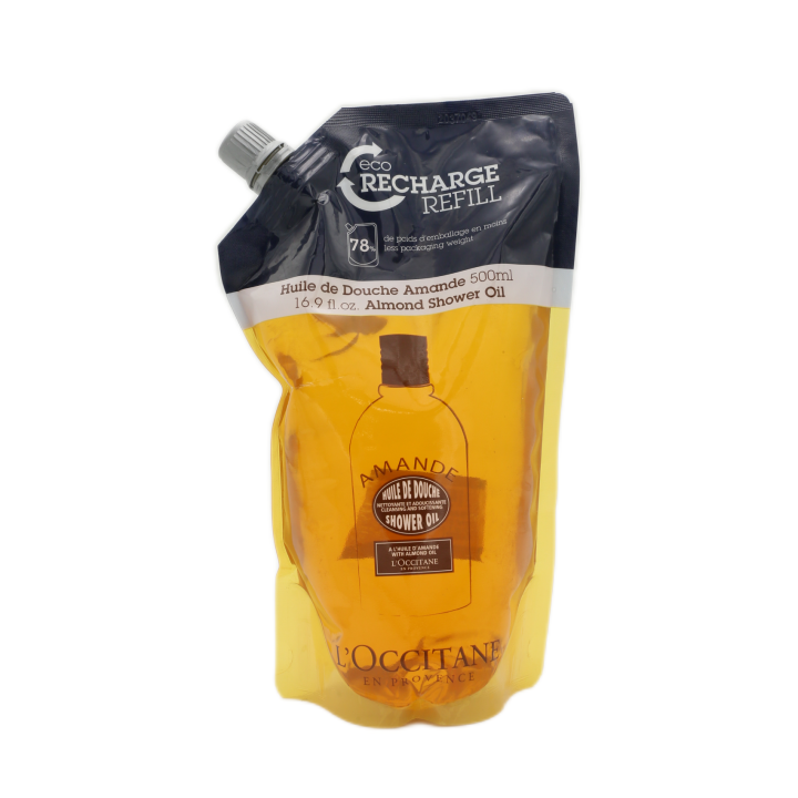 L'OCCITANE Almond Shower Oil EcoRefill 500ml Lazada PH