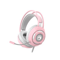 หูฟังเกมมิ่งส์ หูฟังสีชมพู หูฟัง Marvo HG-8936 Gaming Handset Pink