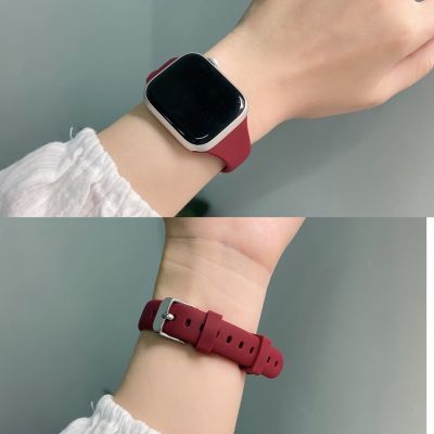 lipika rubber loop for Apple Watch Band 41/45mm 49Ultra SE8 7 6 5 Silicone Strap for iWatch 38/42mm 40mm 44mm 4 3 2 1 Correa