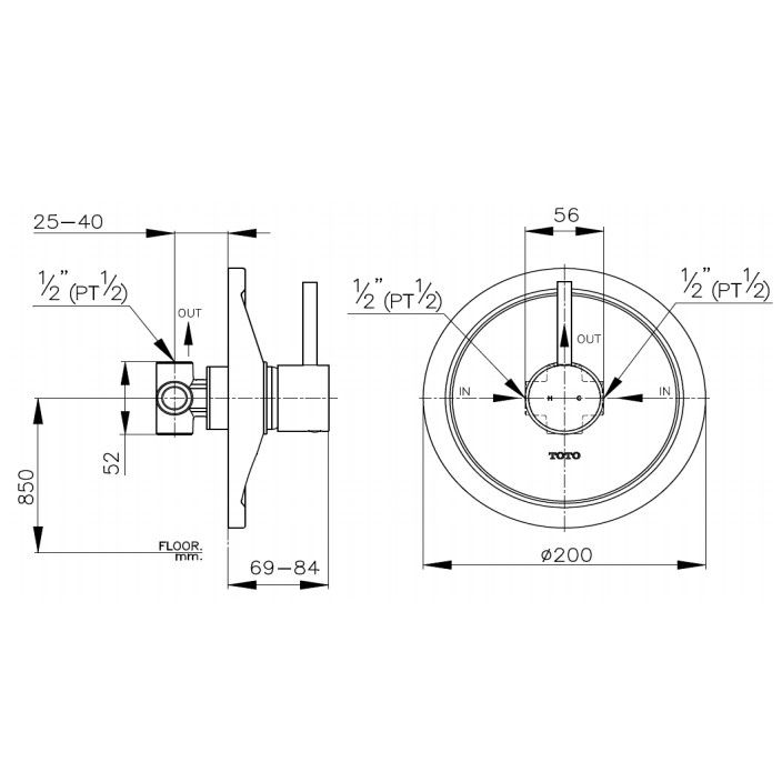 โปรโมชั่น-toto-ts276a-ก๊อกผสมแบบก้านโยก-ฝังผนังสำหรับฝักบัวก้านแข็ง-รุ่น-ramo-ราคาถูก-ก๊อกน้ำ-ก๊อกเดี่ยวอ่างล้างหน้าแบบก้านโยก-ก๊อกเดี่ยวอ่างล้างหน้าอัตโนมัติ-ก๊อกเดี่ยวก้านปัดติดผนัง