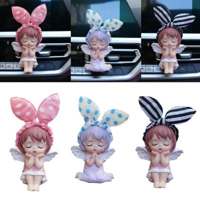 【DT】  hotCute Small Baby Doll Car Outlet Vent Perfume Clip Air Conditioning Aromatherapy Clip Car Interior Decor Supplies Air Freshener