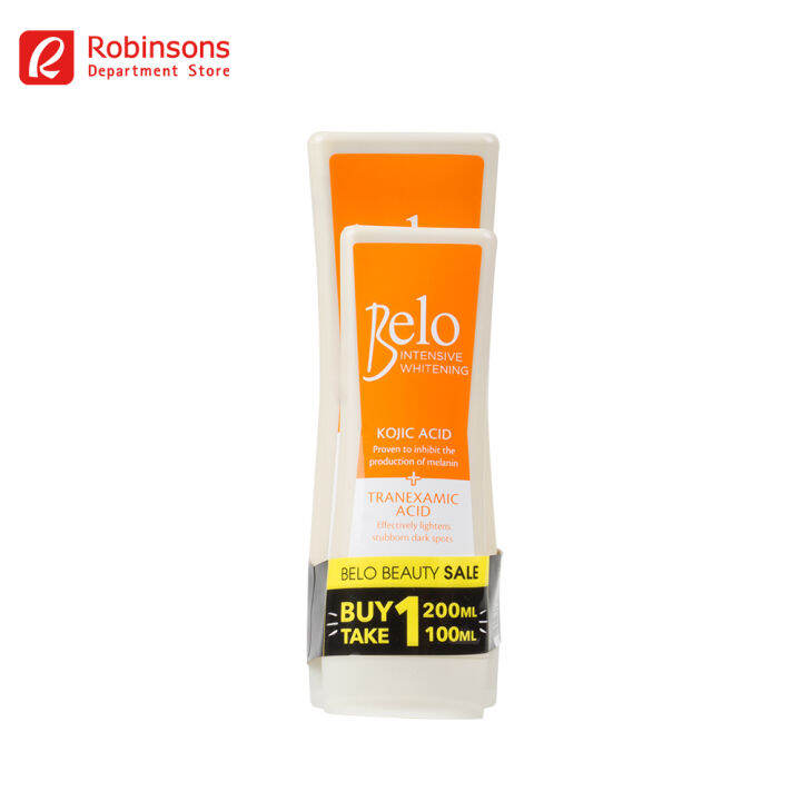 Belo Intensive Whitening Body Lotion 200ml + Free 100ml Bundle Lazada PH