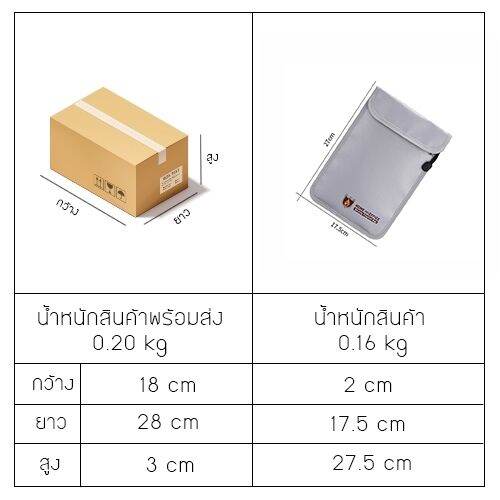 กระเป๋า-เอกสาร-ทนไฟ-กันน้ำ-กระเป๋าทำงาน-ซองกระเป๋า-ขนาด-17-5-x-27-5cm-รุ่น-j2l013-17-5x27-s