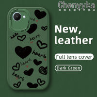 เคส Chenyyyka สำหรับ Realme C30 C30s Narzo 50i Prime Case ลายการ์ตูนรักหัวใจดีไซน์ใหม่กันกระแทกเคสใส่โทรศัพท์หนังฝาปิดเลนส์เต็มรูปแบบเคสป้องกันด้านหลังฝาปิดซิลิโคนนุ่มเคส