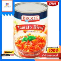 บรูก มะเขือเทศหั่นชิ้น 565 ก.BROOK TOMATO DICED 565 G.