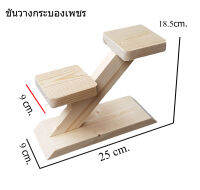 ชั้นวางกระบองเพชร วางต้นไม้ แบบ 2 ชั้นสไตล์เฉียง