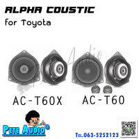 ลำโพงตรงรุ่นยี่ห้อ AlphaCoustic รุ่น TOYOTA