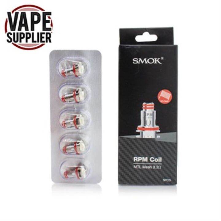 taozhi806957 Legit Smok RPM Replacement Coil OCC (MTL Mesh 0.3ohm) RPM ...