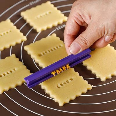 【CC】✓  Alphabet Number Polymer Clay Presser Embosser Mold Diy Embossing Pottery Tools
