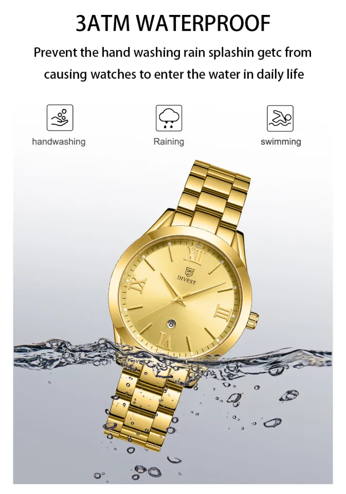 Eliz 22k gold plated watch price hot sale