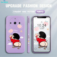 ZeroQiQi เคสสำหรับ Realme 11 5G Realme 11 Pro 5G Realme 11 Pro + 5G Realme Narzo 60 5G เคสใหม่ลายการ์ตูนดินสอสี Shin-Chan