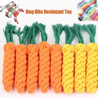 Pet Dog Toys for Large Small Dogs Interactive Cotton Bite Toy Resistant Puppy Molar Cleaning Teeth Cotton Rope Chew Puppy Toy Toys