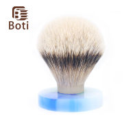 Boti Brush-SHD Silk HMW Silvertip Badger Hair Knot Super High Density Silk HMW Silvertip Bulb Shape Shaving Brush Knot