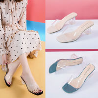 ViVi shoes store รองเท้าแตะ,รองเท้าส้นสูง,รองเท้าคริสตัล,ส้นหนา,ส้นกลาง,โปร่งใส,ระบายอากาศได้,รองเท้าแตะแฟชั่น,รองเท้าผู้หญิง