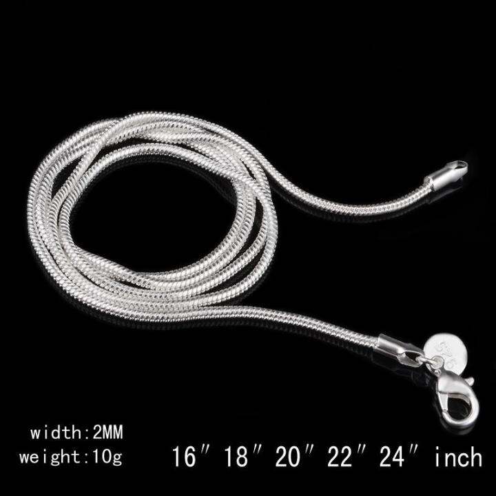 cw-flat-necklace-silver-color-snake-chain-men-gift-jewelry-various-length-soft-snake-bone-flat-snake-necklace-for-women-men