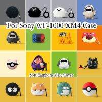 READY STOCK! For Sony WF-1000 XM4 Case Anti-fall cartoon series for Sony WF-1000 XM4 Casing Soft Earphone Case Cover