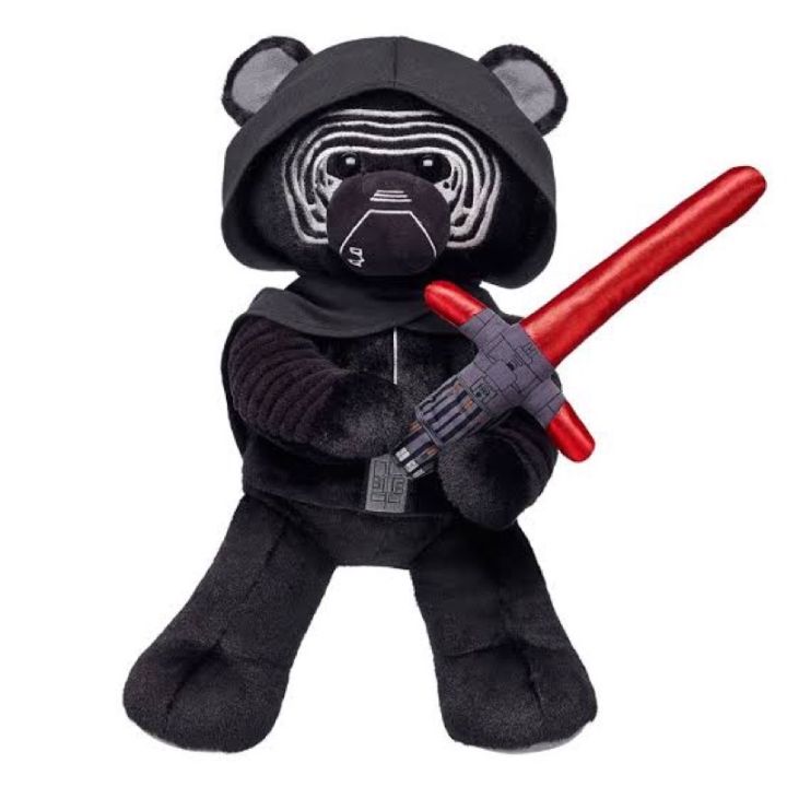 ตุ๊กตาหมี-สตาร์วอ-star-wars-kylo-ren-บิ้วอะแบร์-build-a-bear-workshop-มือสองสภาพดีมาก