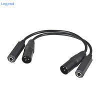 ?【Lowest price】Legend 6.5mm FEMALE TO 3-PIN XLR CONVERTER CABLE สำหรับ12.6V 14.6V 48V 54.6V Li-ion Charger EXTENSION CABLE