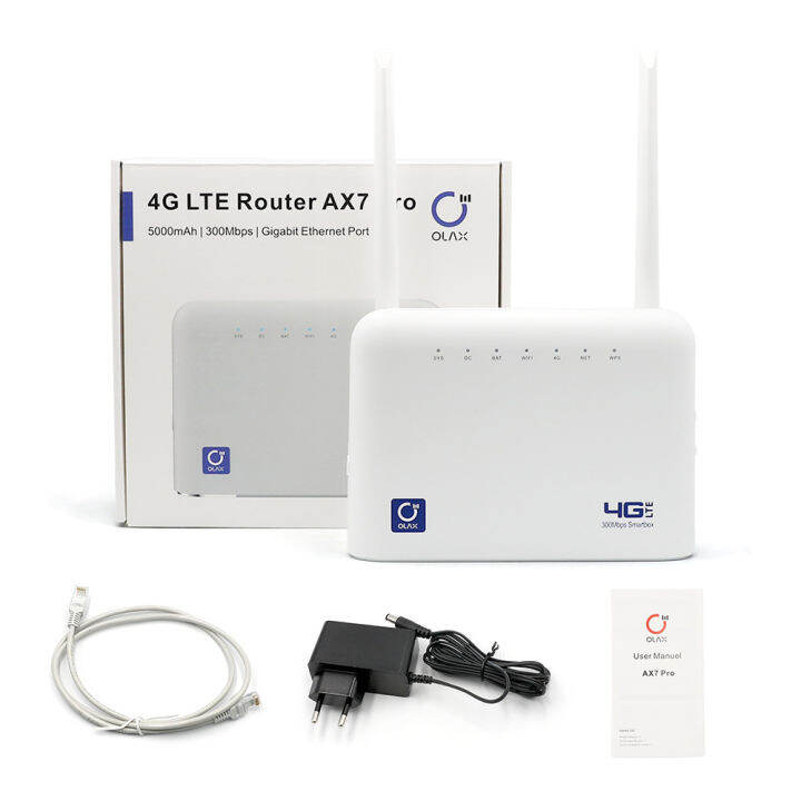 Bộ phát wifi 4G cắm điện Olax AX7 Pro (kiêm Router wifi) thu phát wifi