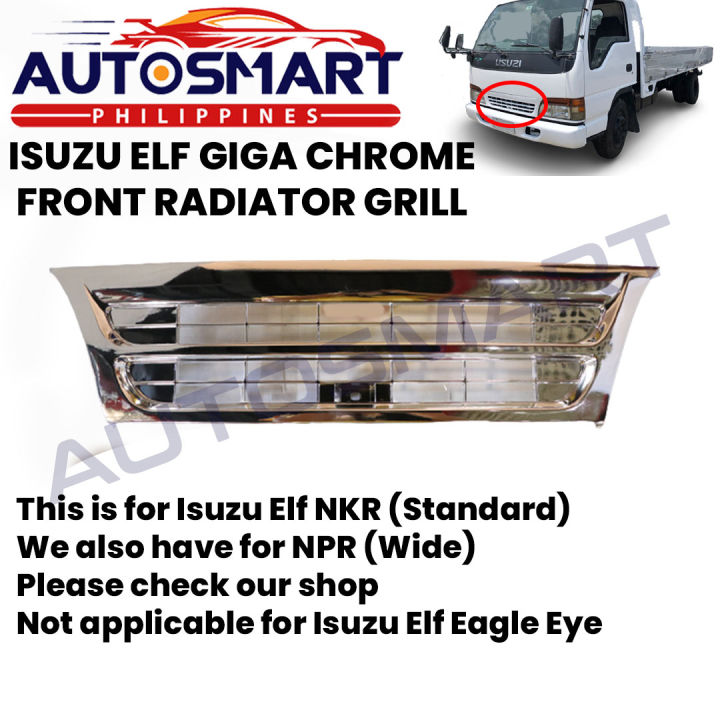 Isuzu Elf Giga NKR Chrome Front Radiator Grill Lazada PH