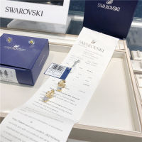 สวารอฟสกี้ ต่างหูสตั๊ด Swarovski Stud earrings ต่างหูของผู้หญิง,ต่างหูรูปใบไม้เขตร้อนสำหรับฤดูร้อนTH