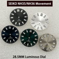 【YF】 28.5mm Size Luminous Dial Suitable For Seiko NH35/NH36 Movement Installation Parts