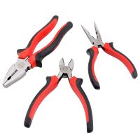 Multifunction Diagonal Pliers Wire Pliers and Round Bent Needle Nose Cutter Insulated Plier for DIY Household Hand Tools