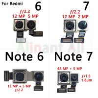 กล้องหน้าขนาดเล็กดั้งเดิมสําหรับ Xiaomi Redmi Note 6 6A 7A 7A Pro Plus กล้องหลังขนาดใหญ่หลักโมดูลริบบิ้น Flex Cable