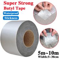 Plester Perekat Tahan Air Dinding Retak Atap Lakban Anti Bocor Stiker Super Aluminium Foil Butil Tahan Suhu Tinggi