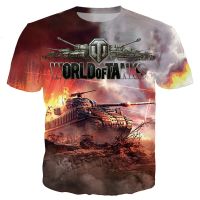 YX GIRL 2019เสื้อยืดแฟชั่นสำหรับผู้ชายเสื้อยืดลาย World Of Tanks เสื้อยืดลายพิมพ์เสื้อยืดแนวสตรีทแวร์ลำลองฤดูร้อนจัดส่ง TK-58