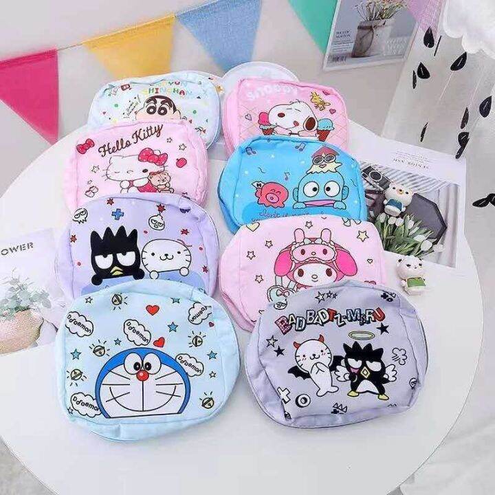 กระเป๋าใส่เหรียญ-กระเป๋าเก็บของ-sanrio-character-ไซส์-mini-ขนาด-13-11-5-4-5-cm