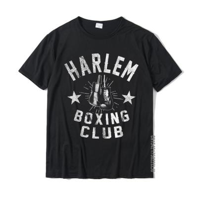 Harlem Boxing Club - Vintage Distressed Boxer T-Shirt T Shirt For Men Summer Tops Tees New Coming Personalized Cotton