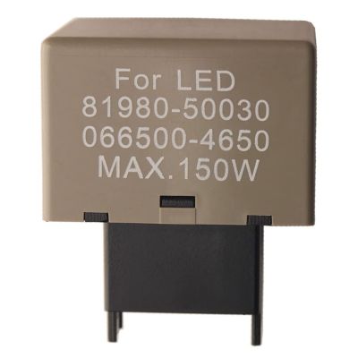 Car Accessories 8-Pin Electronic Flasher Relay for LED Bulb 81980-50030 066500-4650