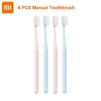 Xiaomi Mijia 10PCS แปรงสีฟันคู่มือการใช้งาน Soft Superfine Round Brush Deep Cleaning Tartar Tooth Brush Original