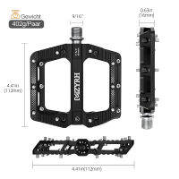 MZYRH 3แบริ่งกว้างเหยียบจักรยานเบาลื่น CNC BMX MTB จักรยานถนนเหยียบขี่จักรยานแบริ่งที่ปิดสนิทเหยียบจักรยาน