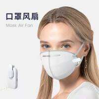 หน้ากากพัดลมรุ่นมินิ MASKAIRFAN หน้ากากพัดลมป้องกันฝุ่น ช่องยูเอสบี สามารถชาร์จและพกพาไปไหนได้ทุกท พัดลมติดหน้ากากแบบพกพา mini Purely New Air System Mask pitta mask fan