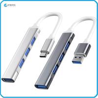 RJQFNG อลูมิเนียมอัลลอยด์ การส่งข้อมูล Expander Type-C 3.1 USB C HUB USB 3.0 Splitter Dock Station