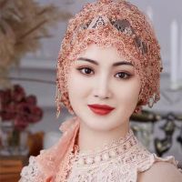 มุสลิม headscarf สำหรับผู้หญิง freeship ลูกไม้ hollowed ฤดูร้อนมาเลเซีย Hijab หมวกหมวกสวดมนต์ kufi อิสลามซาอุดีอาระเบีย headwraps